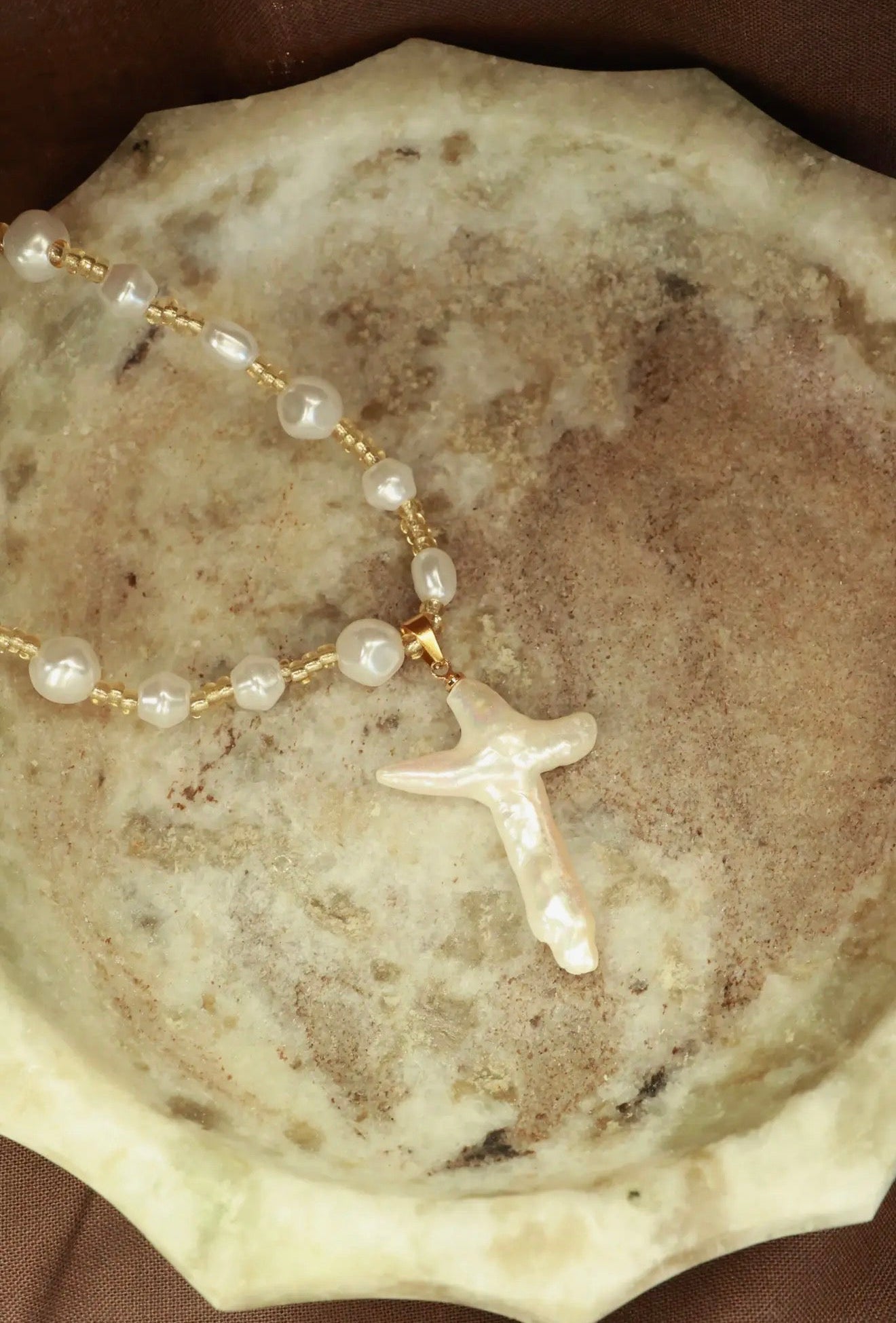 Honey Pearl Necklace