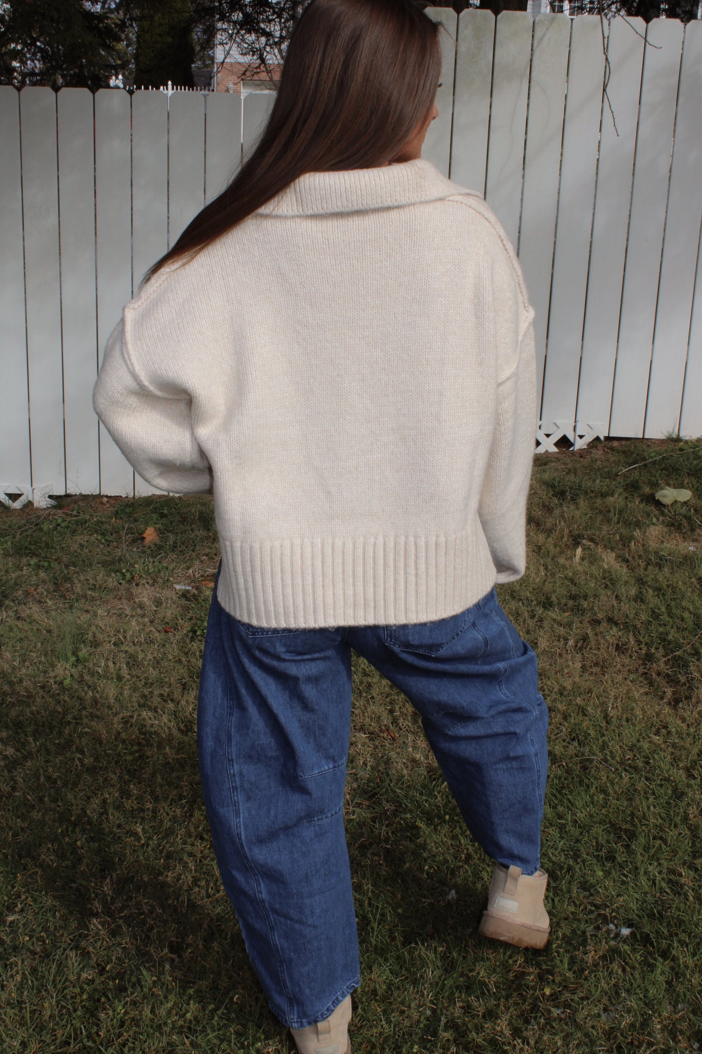 The Sunday Sweater - Beige Mélange
