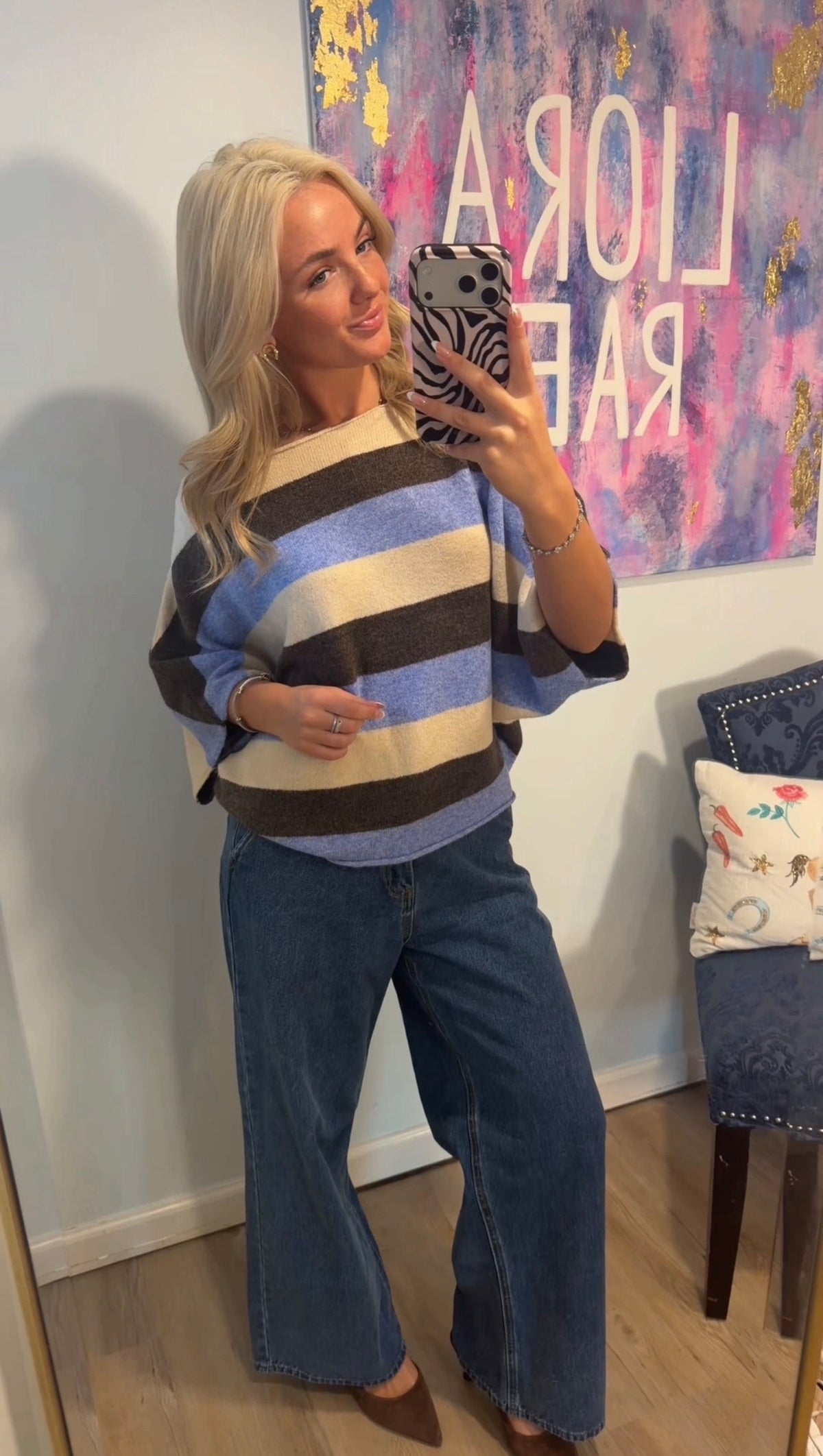Saddle Stripe Sweater