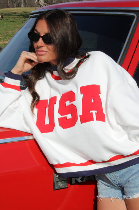 Americana Mock Neck