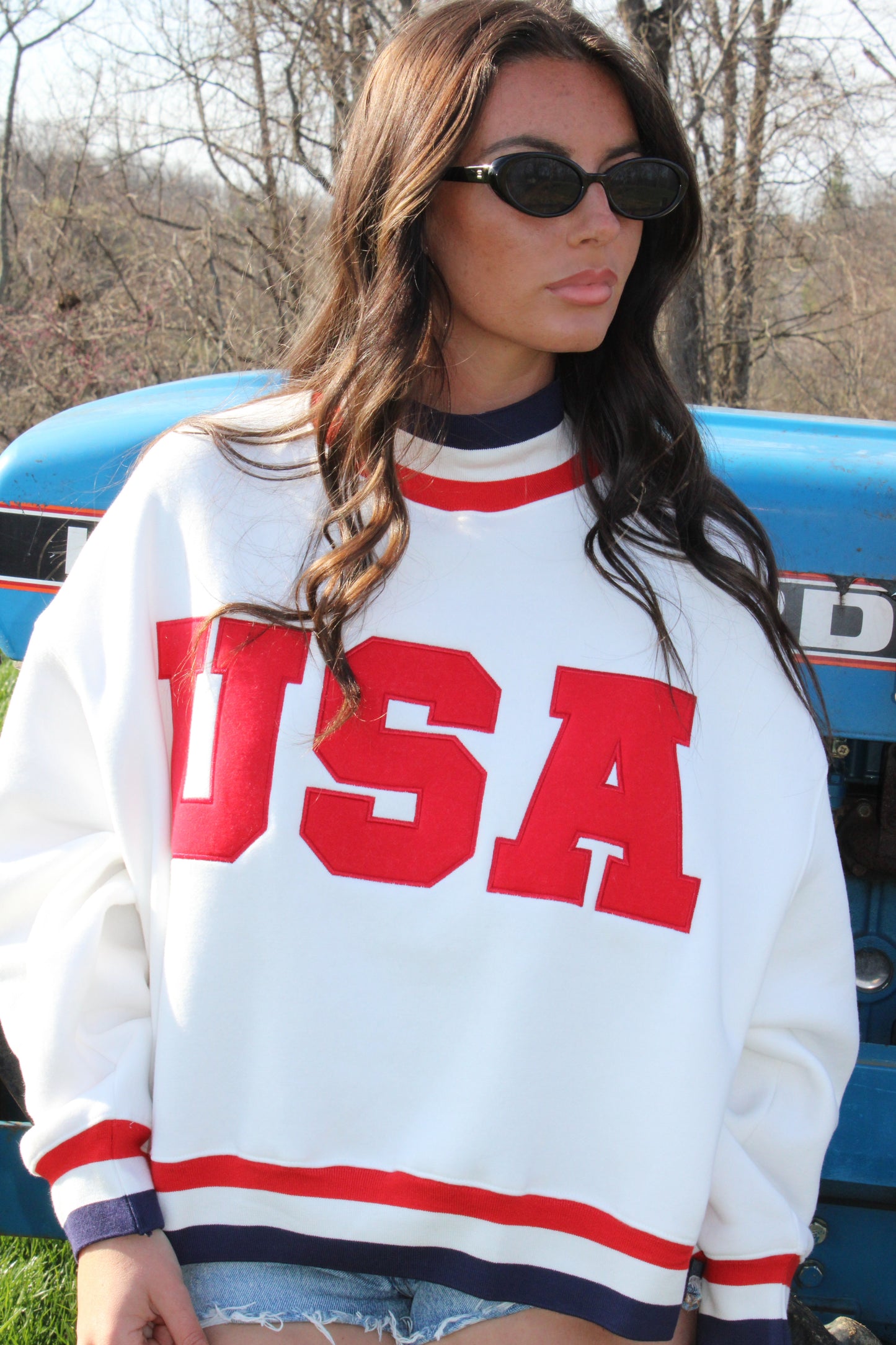 Americana Mock Neck