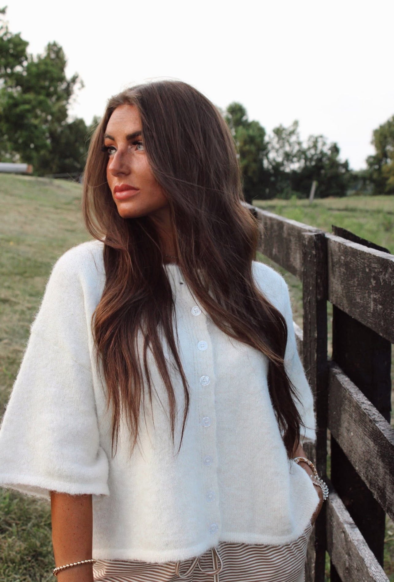 Ivory Kiss Sweater Top