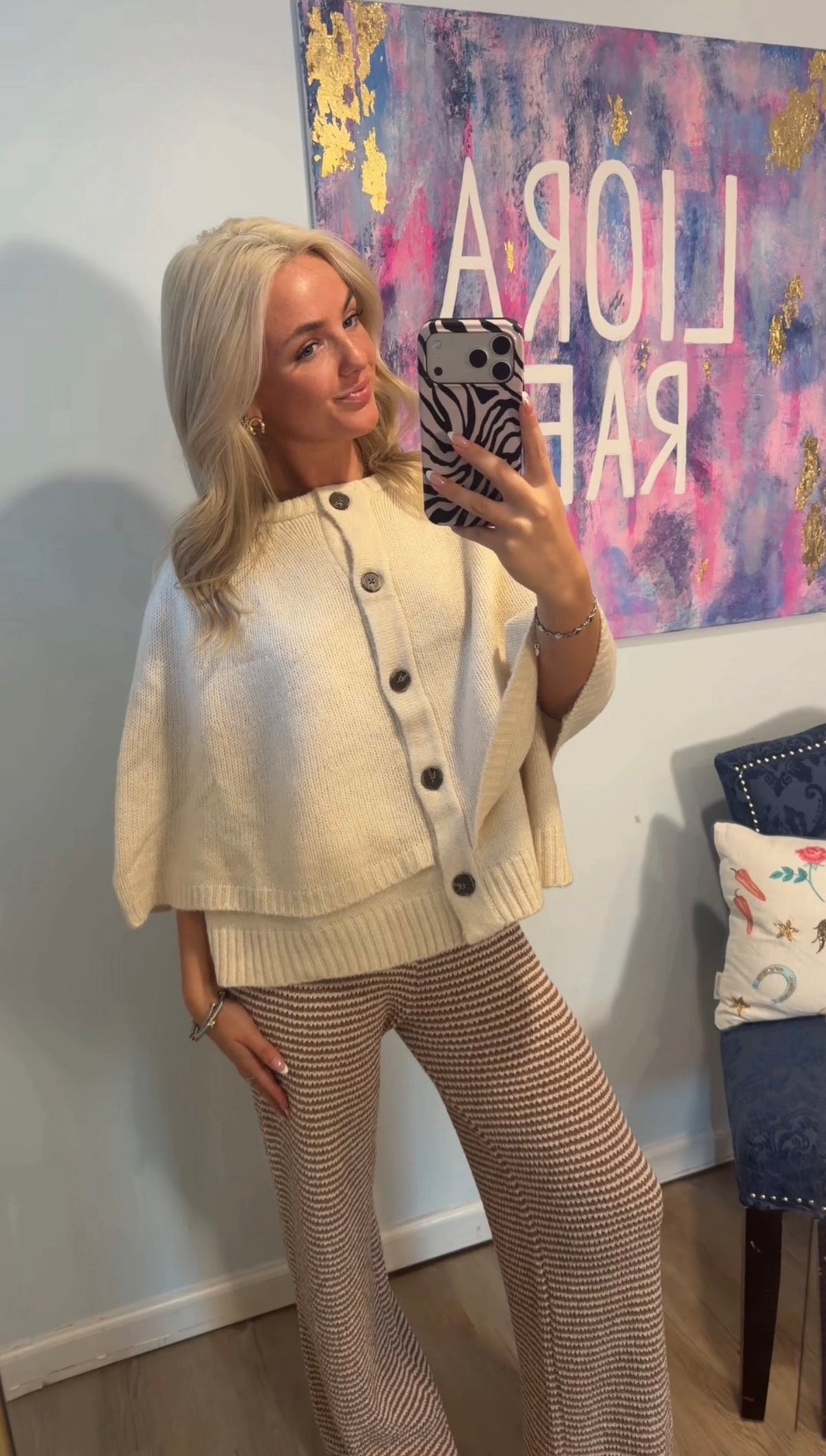 Ivory Ranch Cape Sweater