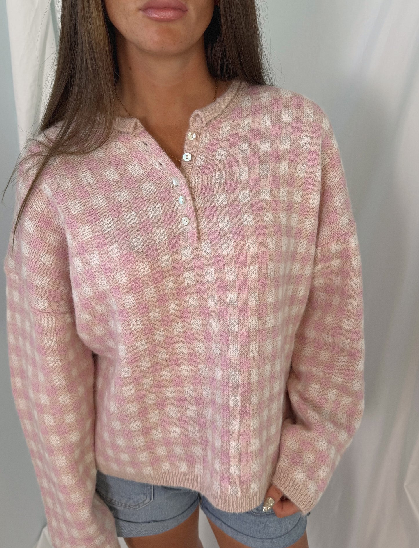 Strawberry Cream Sweater