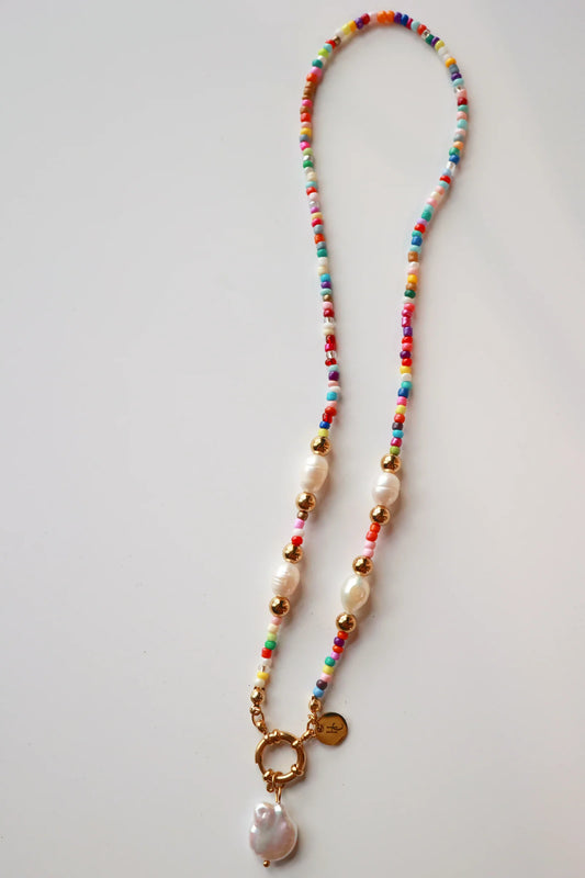 Over the Rainbow Pearl Necklace