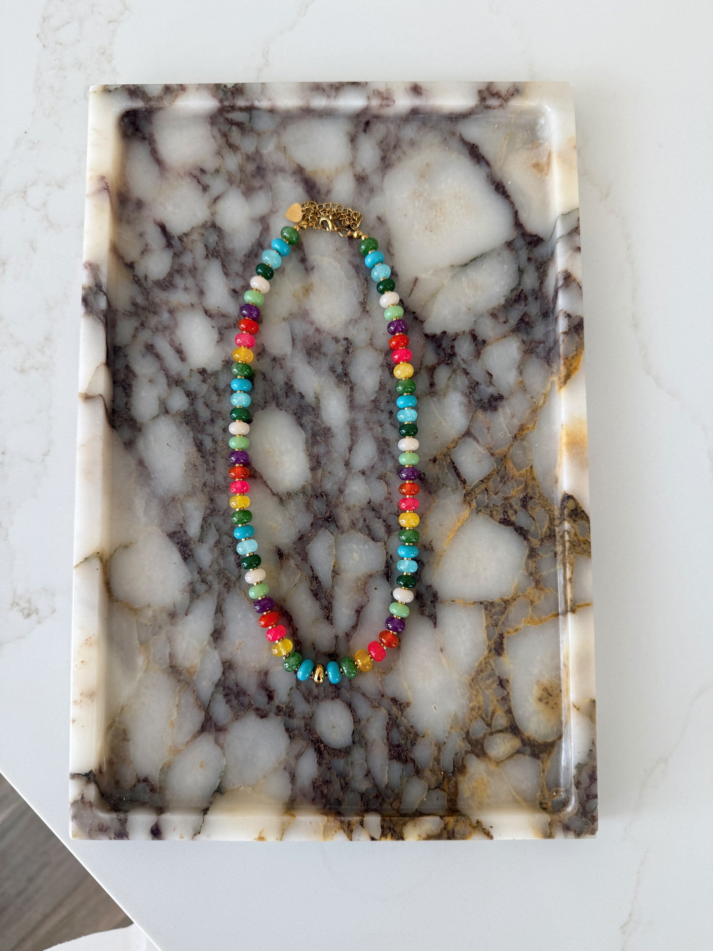 Hazel Necklace - Rainbow
