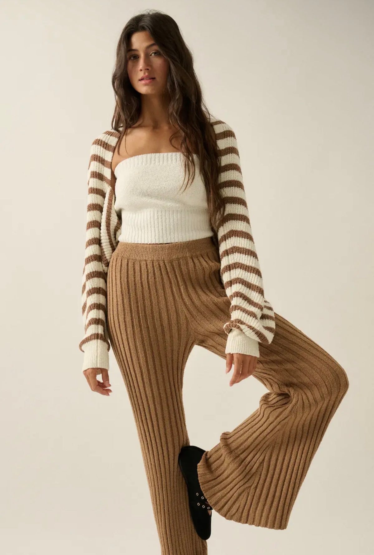 Fireside Stripe Shrug