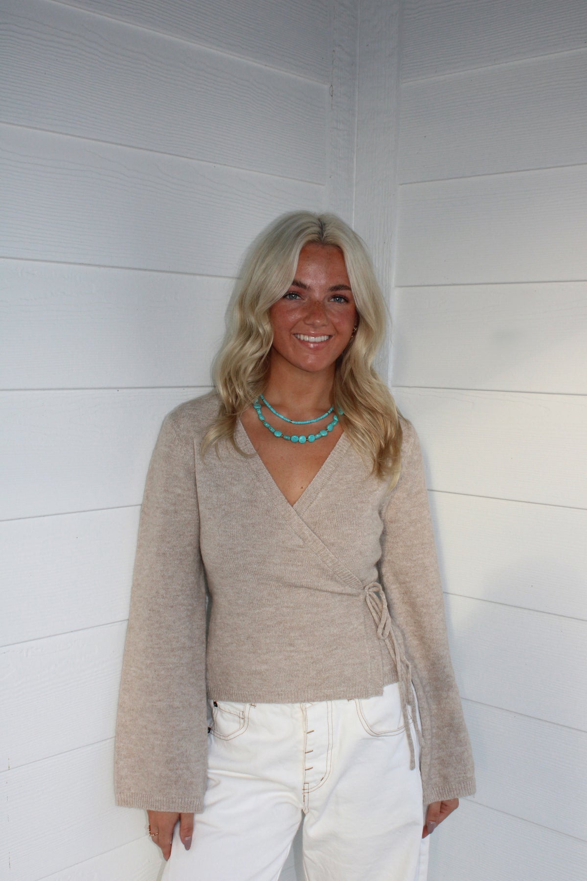 Sophie Wrap Sweater