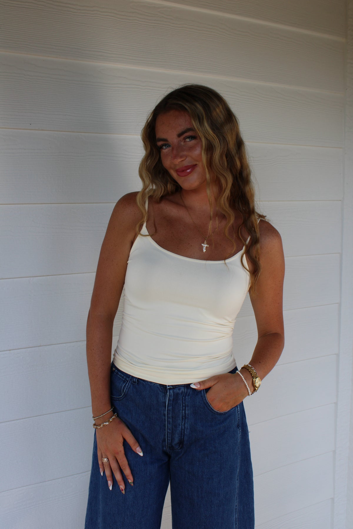 Liora Staple Cami - Ivory