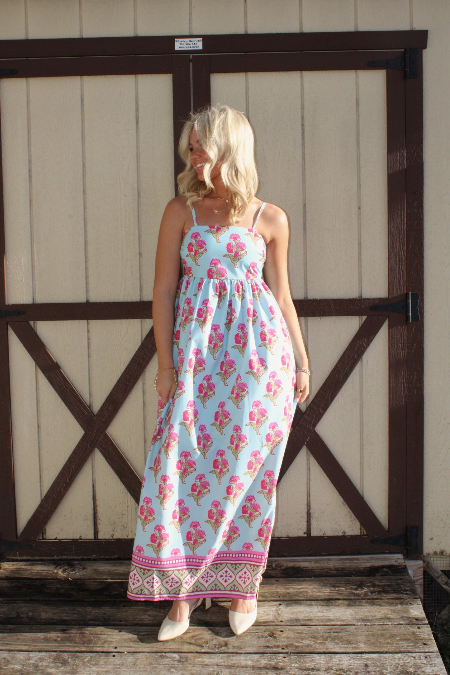 Rosy Fields Maxi