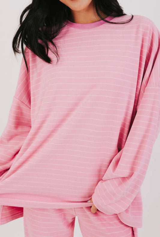 Strawberry Milk Stripe Top (PREORDER 1/2 WEEKS)