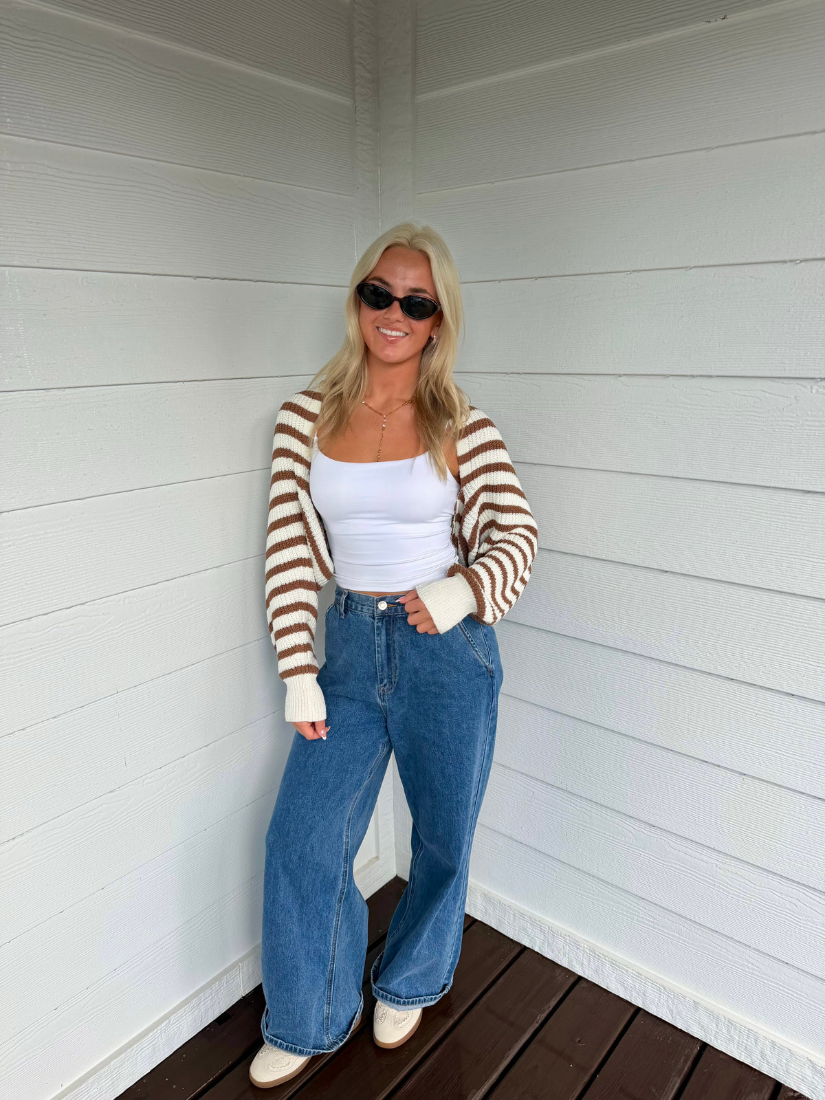 Fireside Stripe Shrug