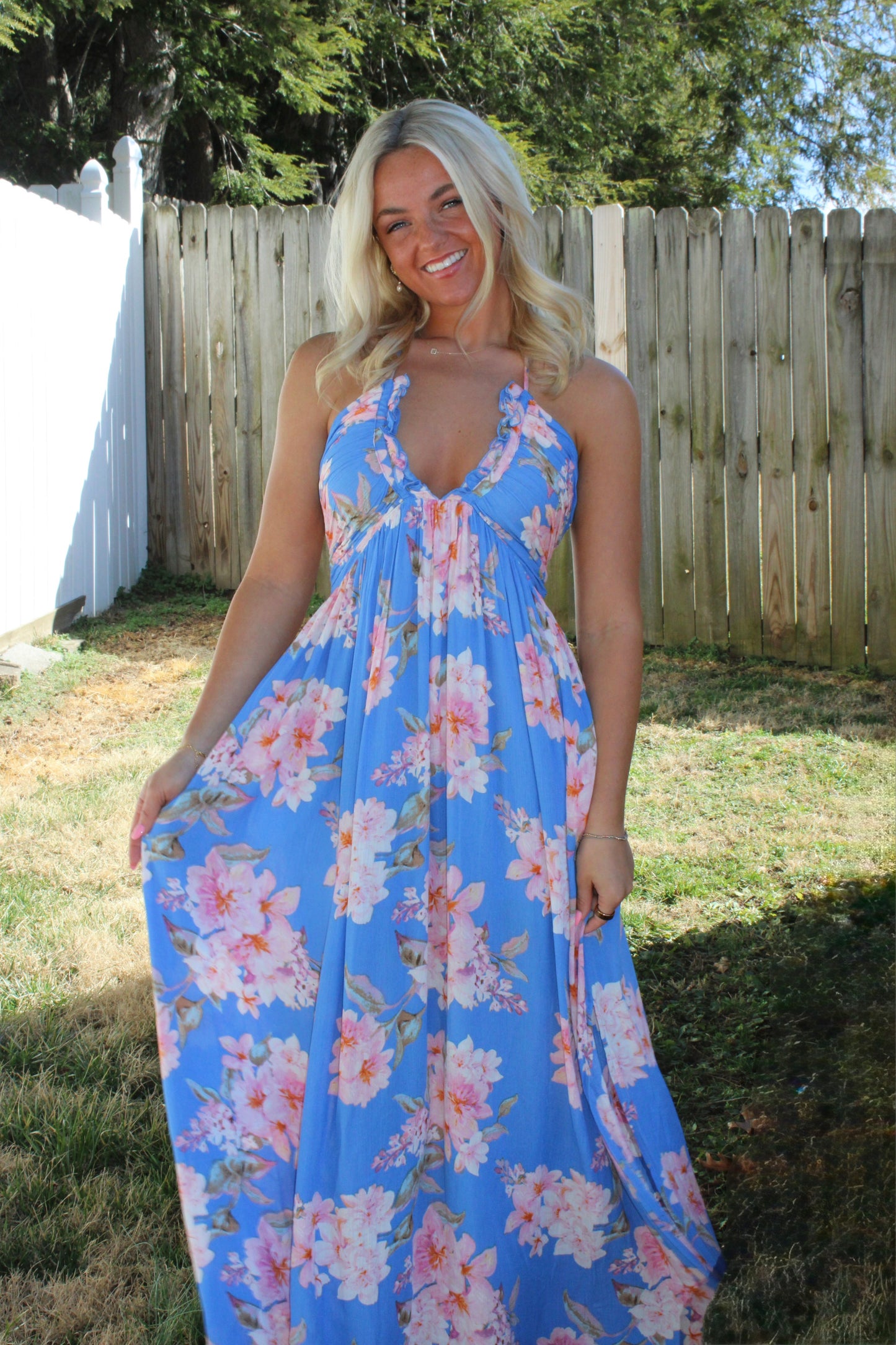 Seaside Floral Maxi