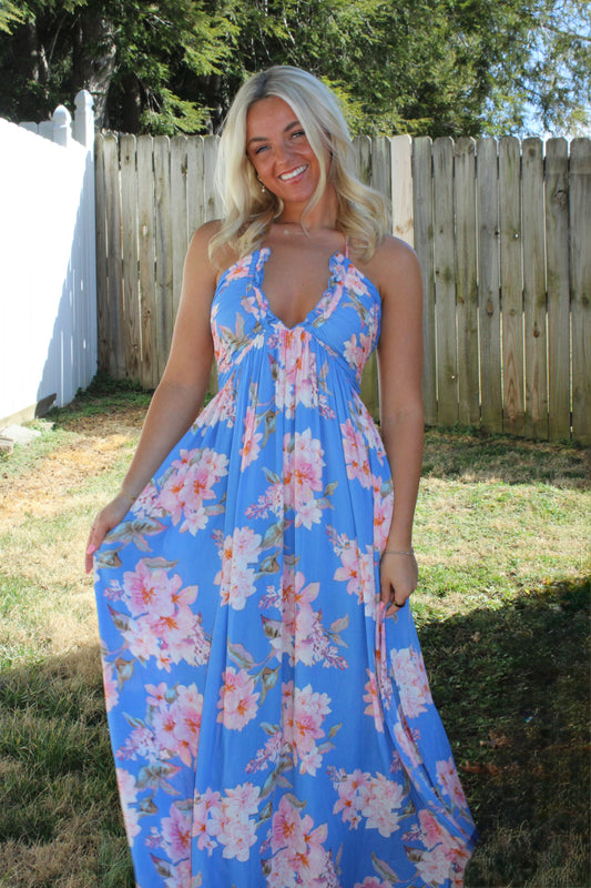 Seaside Floral Maxi