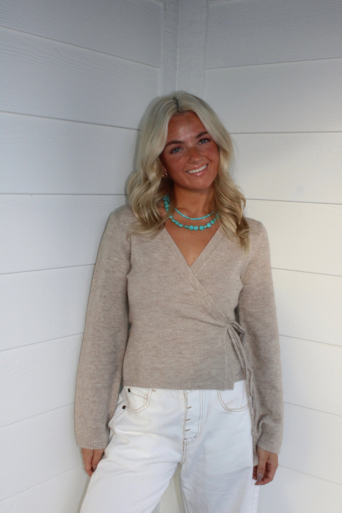 Sophie Wrap Sweater