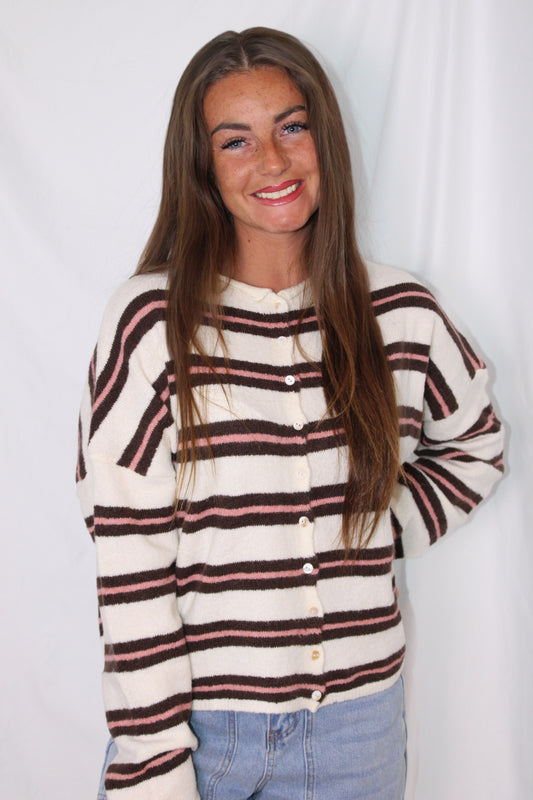 Sweet Stripe Cardigan