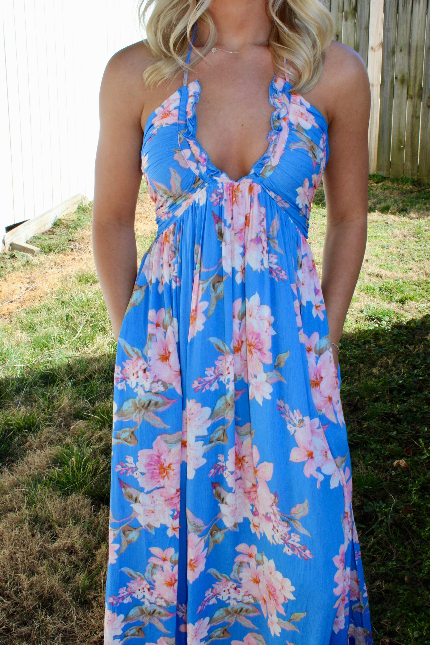 Seaside Floral Maxi