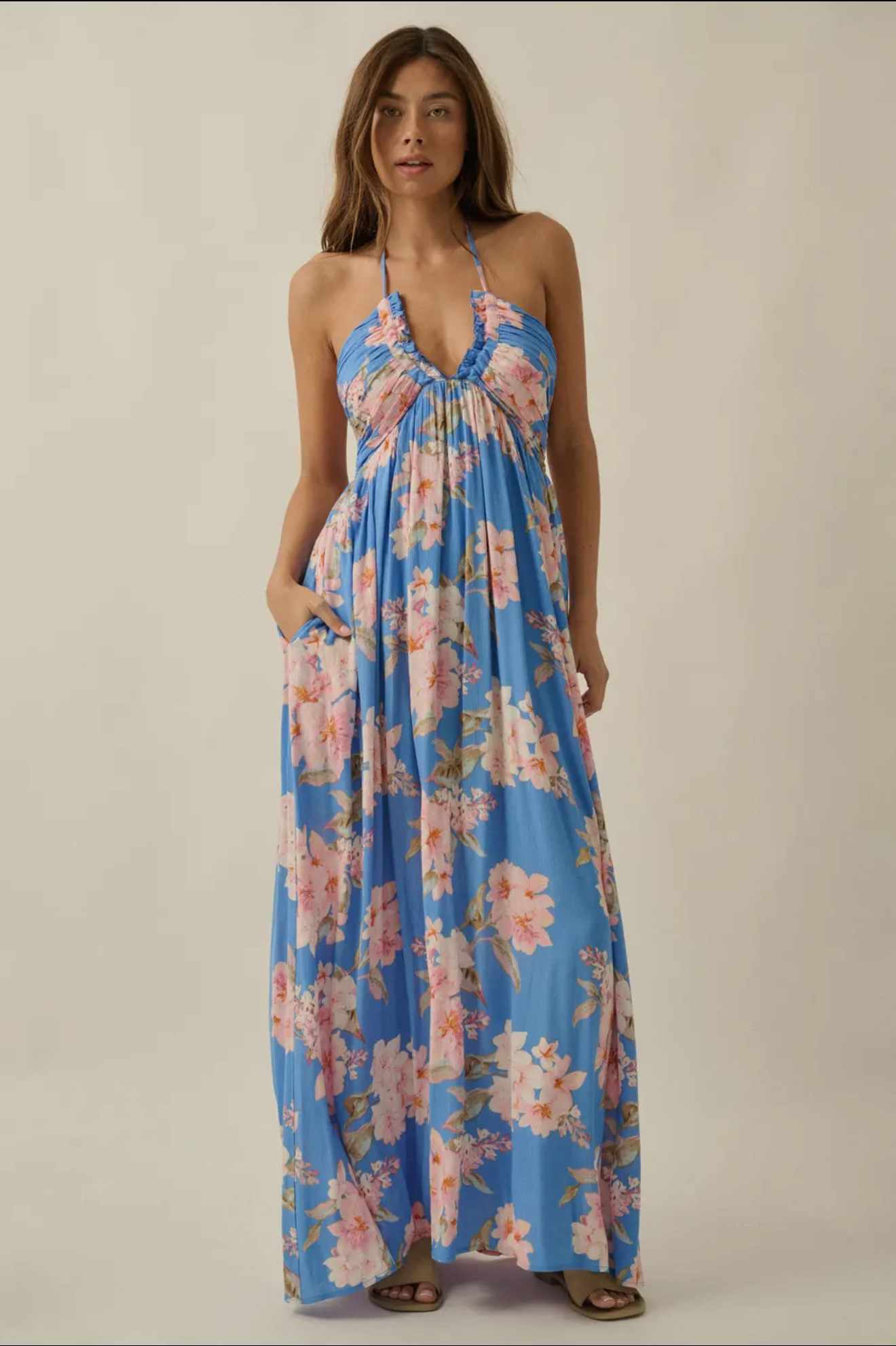 Seaside Floral Maxi