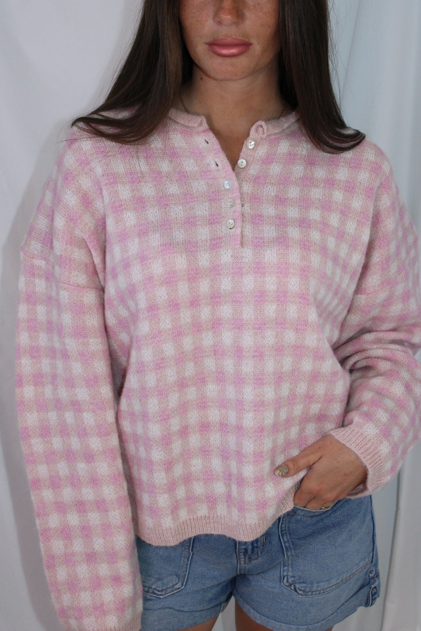 Strawberry Cream Sweater