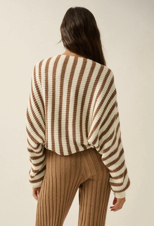 Fireside Stripe Shrug