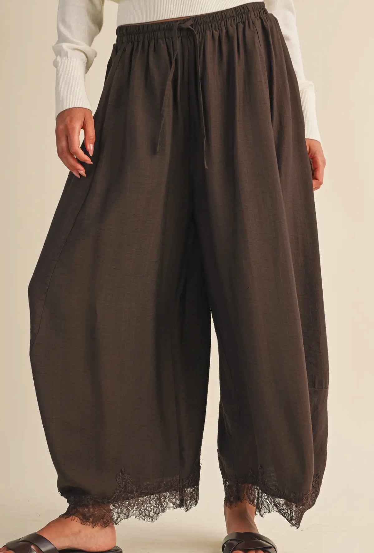 Brown Sugar Lace Pants