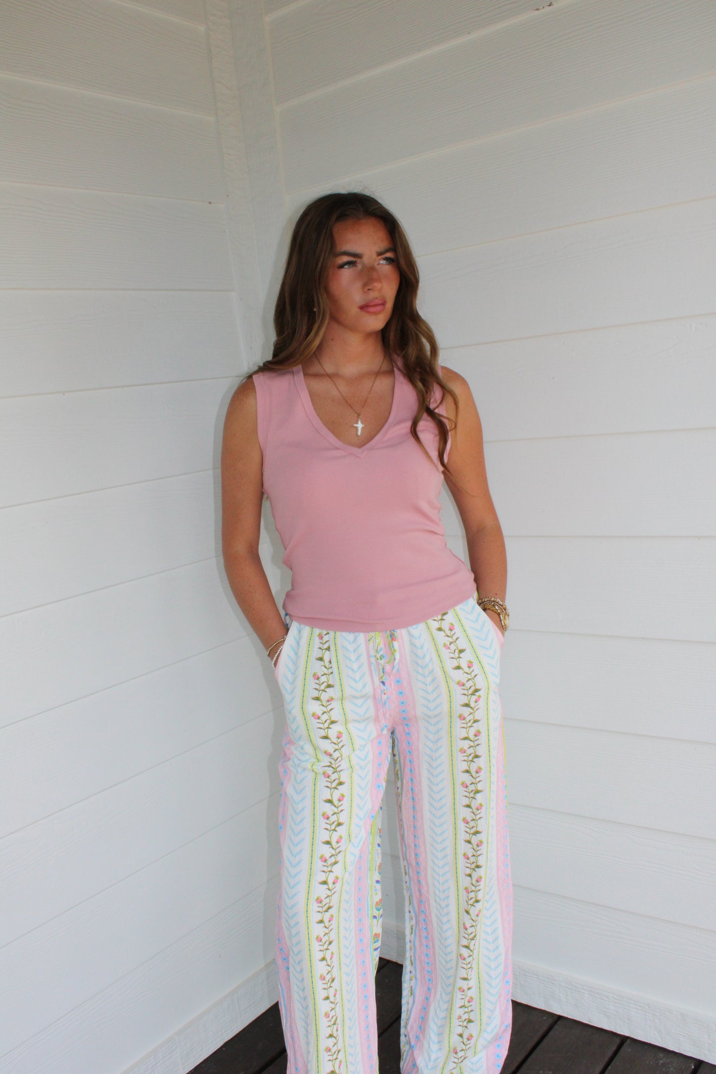 Pink Palms Tank