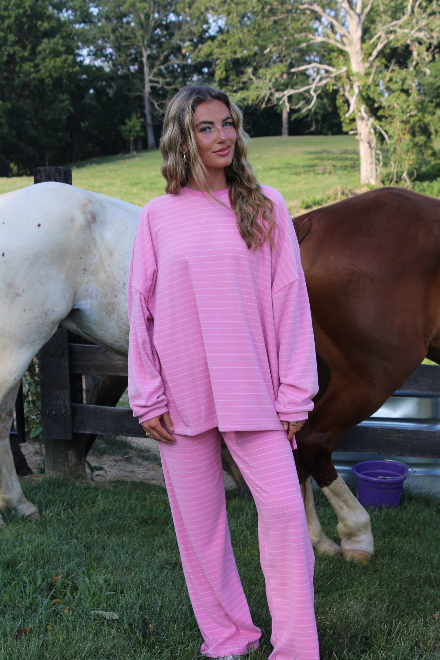 Strawberry Milk Stripe Top (PREORDER 1/2 WEEKS)