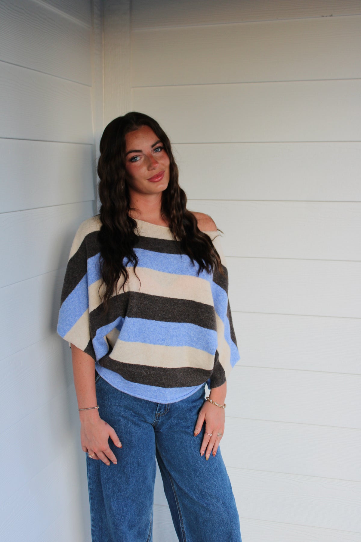 Saddle Stripe Sweater