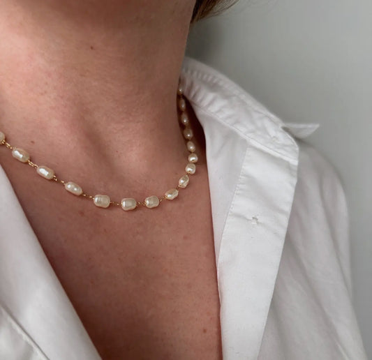 The Halo Pearl Necklace - PREORDER