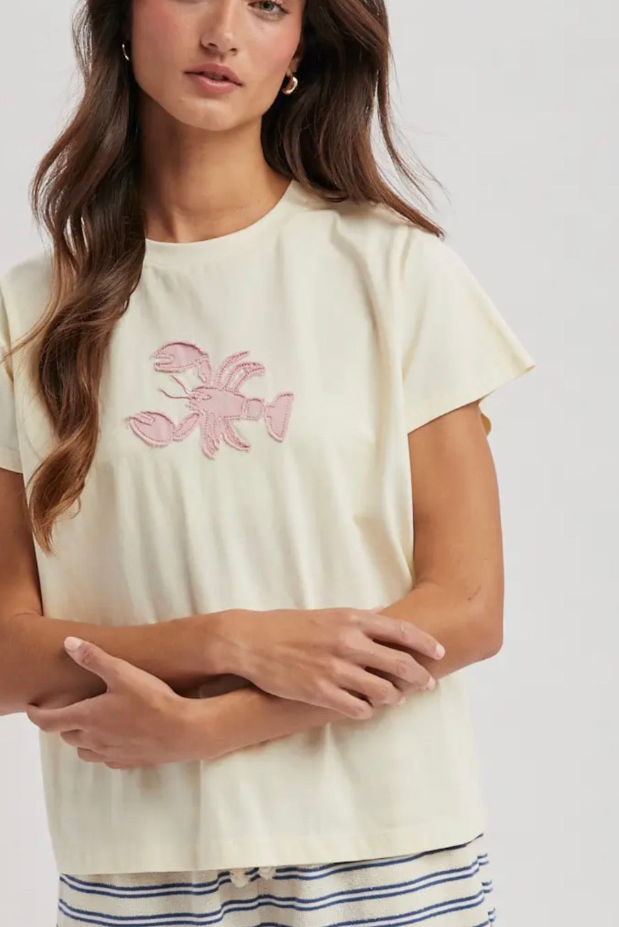 Sunset Lobster Tee