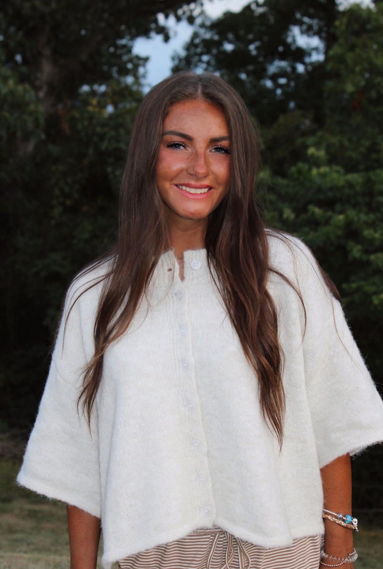 Ivory Kiss Sweater Top