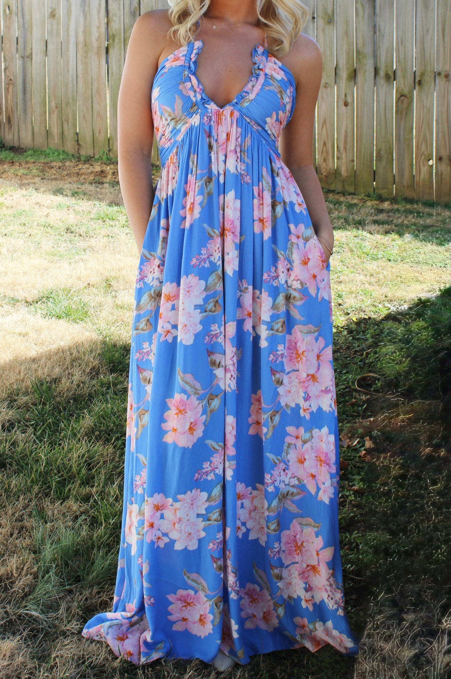 Seaside Floral Maxi