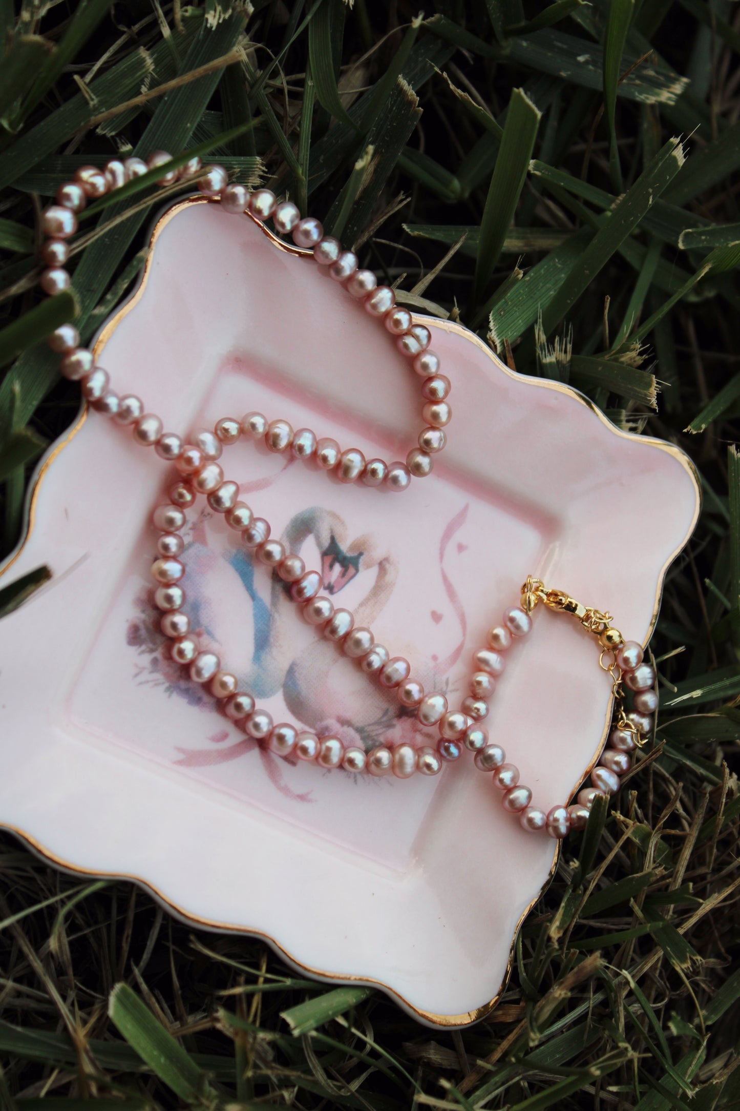 Twilight Bloom Pearl Necklace (PREORDER)