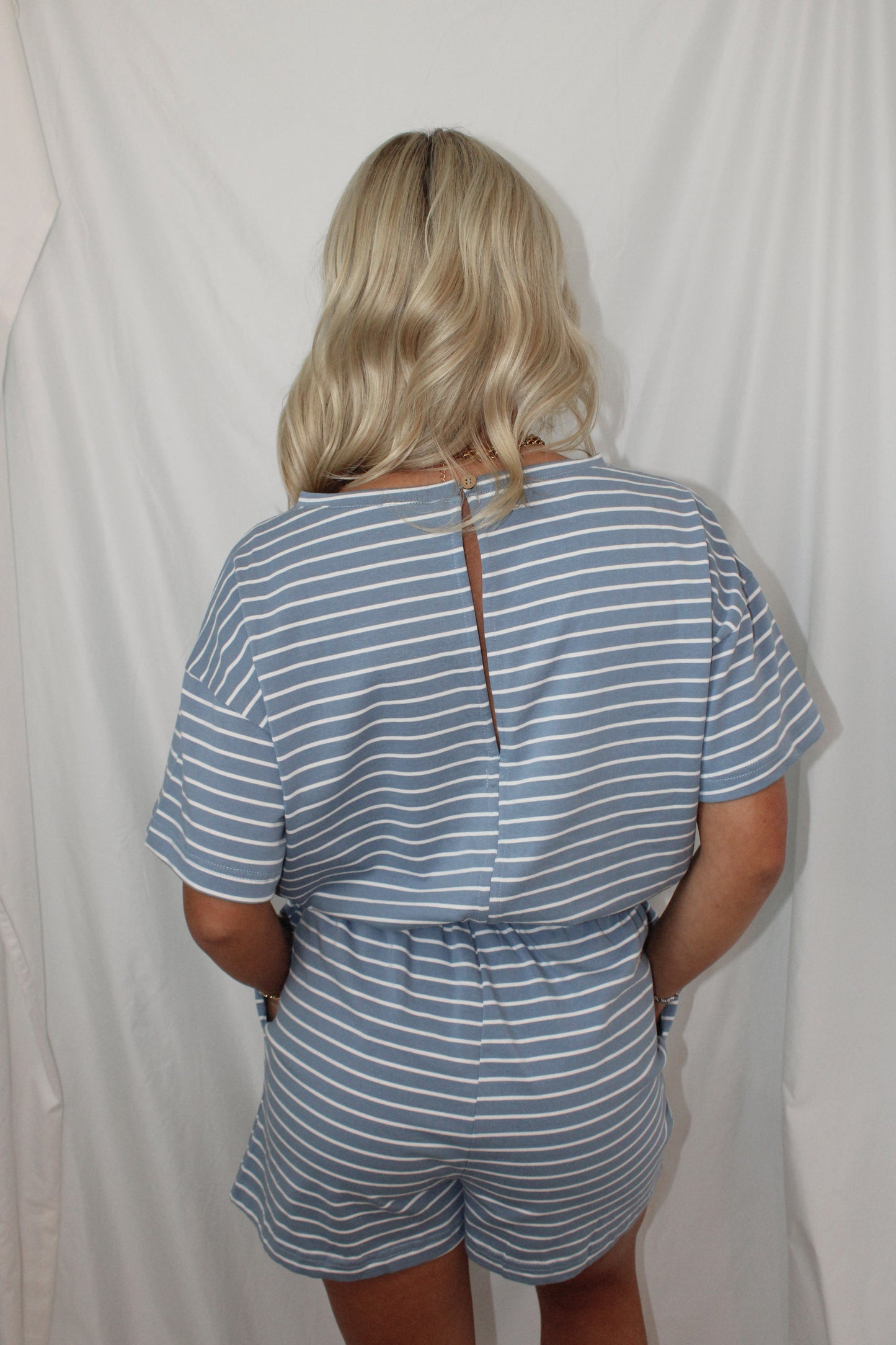 Blueberry Muse Romper