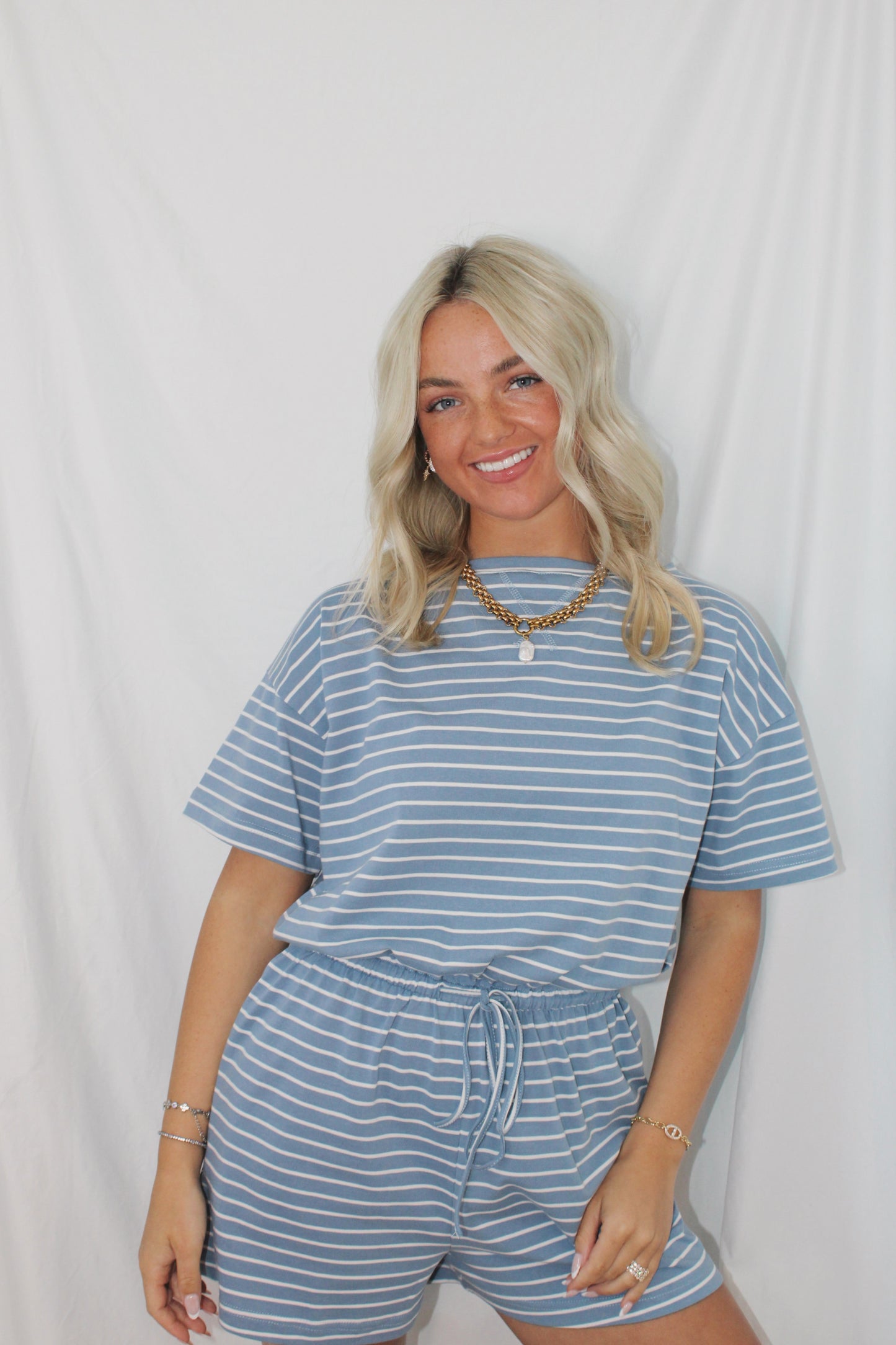 Blueberry Muse Romper